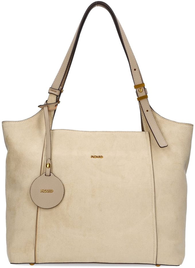 PICARD shopper schoudertas Galway City Shopper Cookie beige