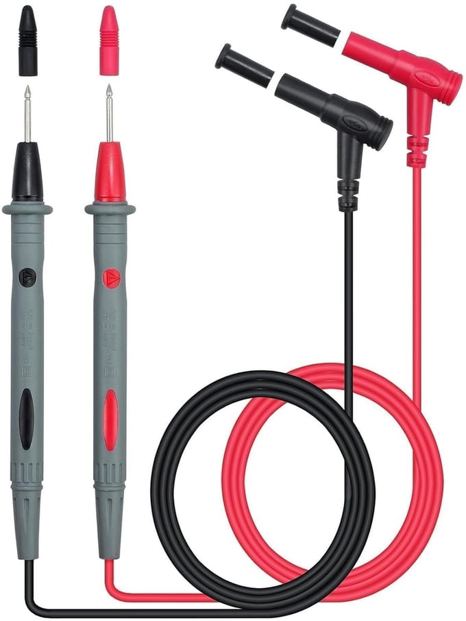 Multimeter Meetsnoeren - Testkabels - Elektrisch Testen - 1000V/10A CAT III - 4mm Banaanstekker