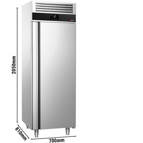 GGM Gastro Kühlschrank Edelstahl PREMIUM - GN 2/1 - 700 Liter - mit 1 Tür