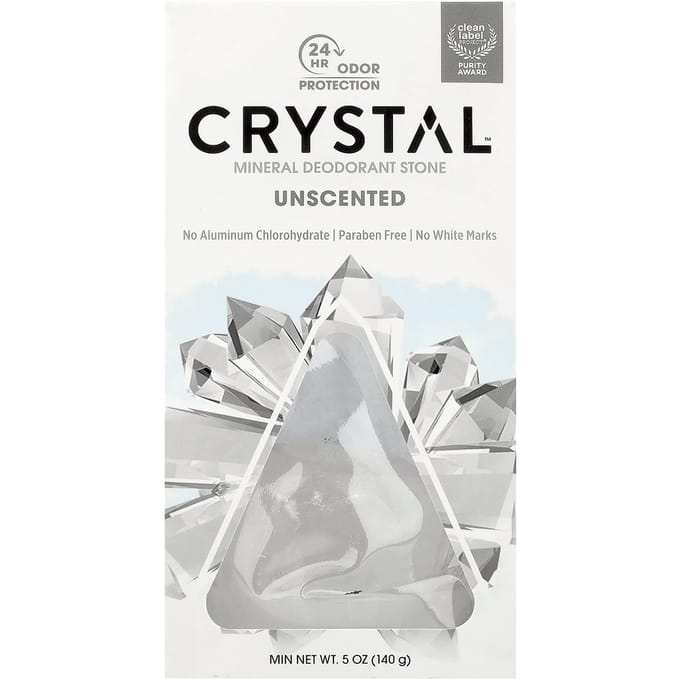 Minerale deodorantsteen, ongeparfumeerd, 140 g(5 Oz) white