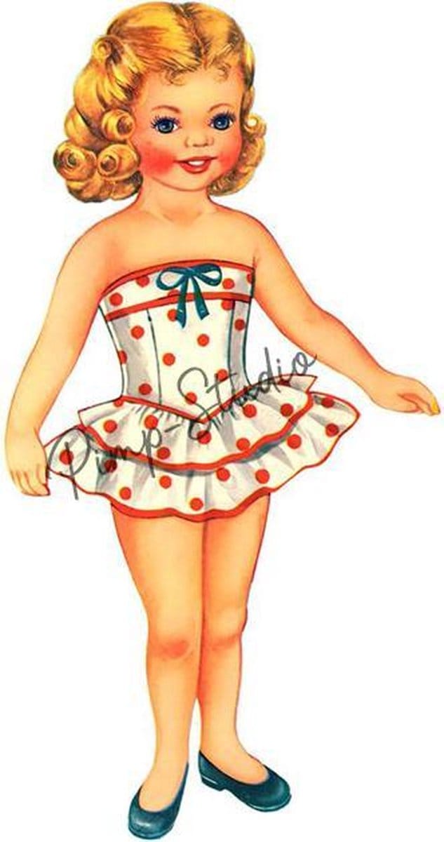 Vintage Doll Strijkapplicatie
