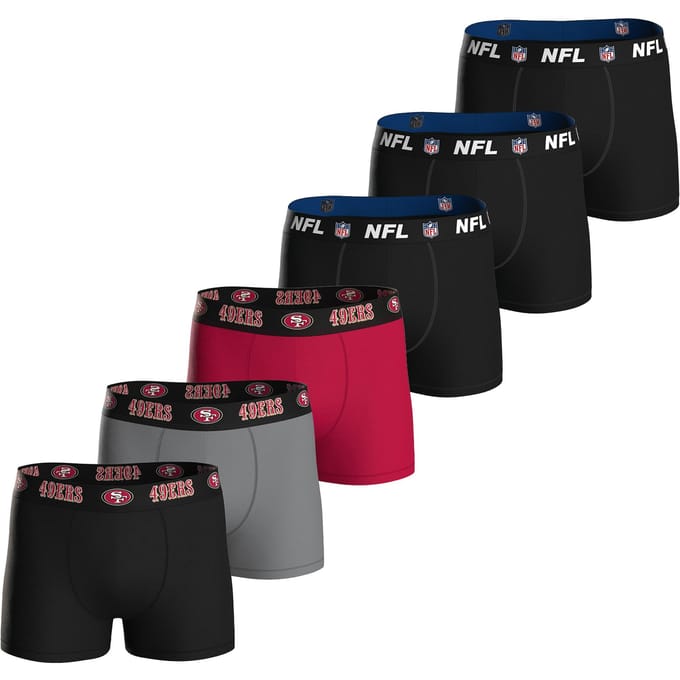 NFL Boxershorts NFL 6pk Boxers Set van 6