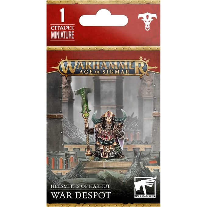 Beeldje Games Workshop Warhammer AoS - Forgeruines de Hashut Despote de Guerre