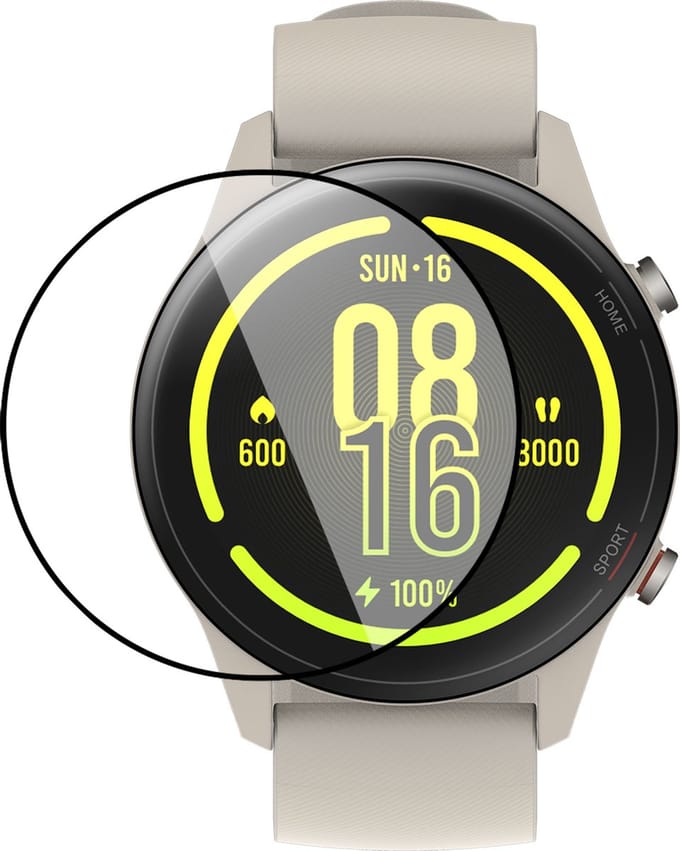 Geschikt voor XIaomi Mi Watch Screenprotector - PET Folie Screen Cover Protector