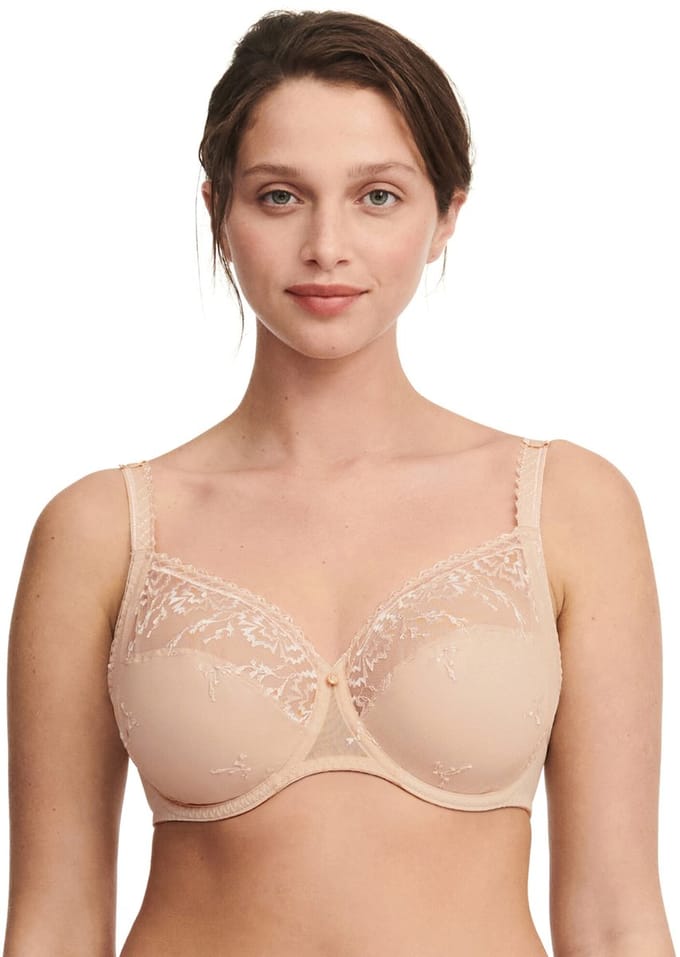 Chantelle Kanten Beugel BH - Every Curve - Full Cup - Stevige full cups bh - Goede ondersteuning - 100D - Beige