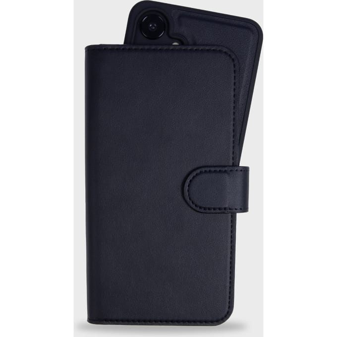 Wallet Case Magnet Black Galaxy S25+