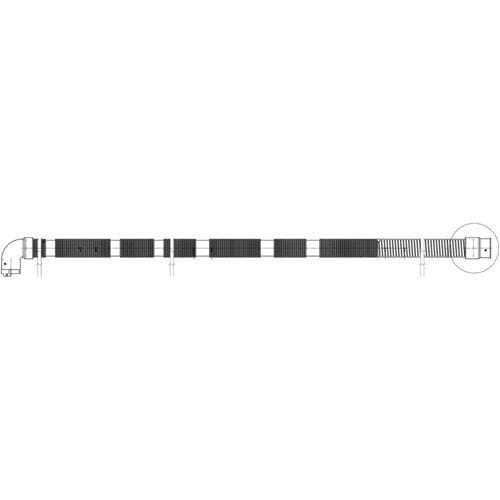 AEG afvoerslang, set, L=2540mm, UK 140013554146
