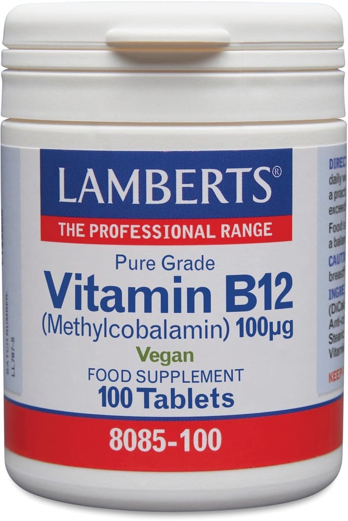 Lamberts Vitamine B12 100µ - 100 Tabletten - Vitaminen