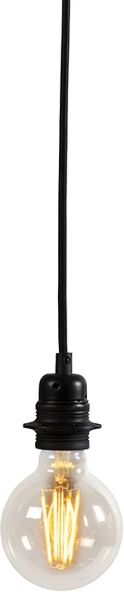 QAZQA HL Cava luxe - Hanglamp - 1 lichts - mm - zwart