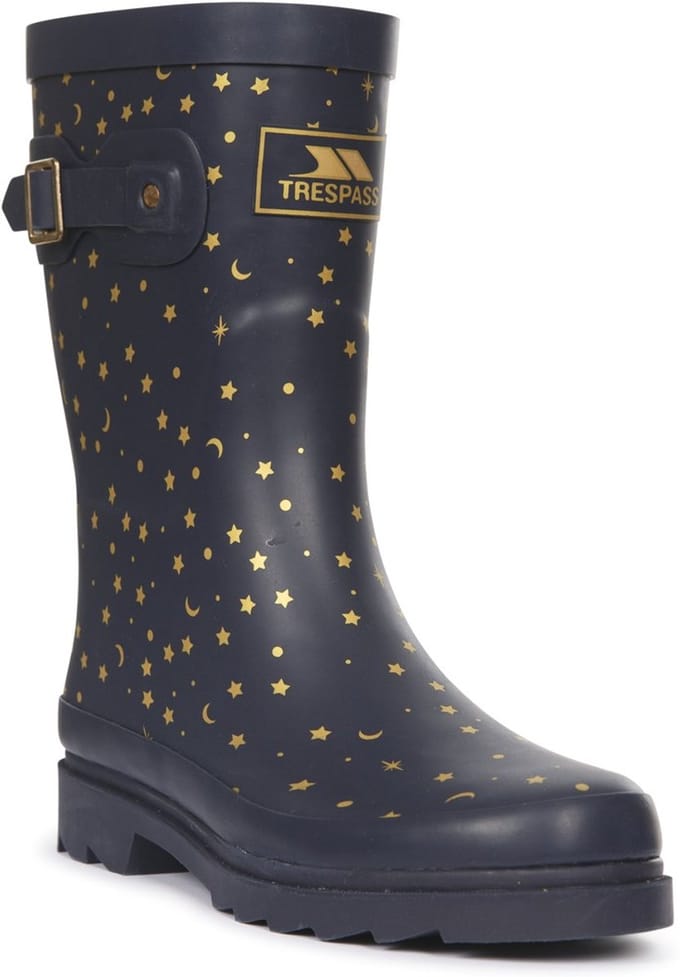 Trespass damesrubberlaarzen Celeste - Female Mid Height Welly Midnight
