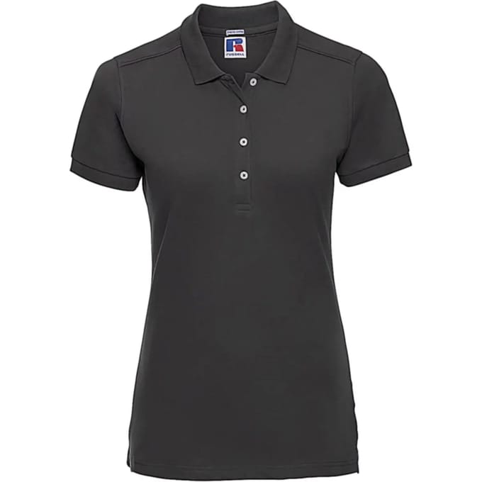 Damespolo Russell Athletic Fitted Stretch