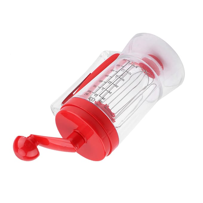 Handheld Handmatige Pannenkoek Cupcake Beslag Mixer Dispenser Blender Machine Bakgereedschap red