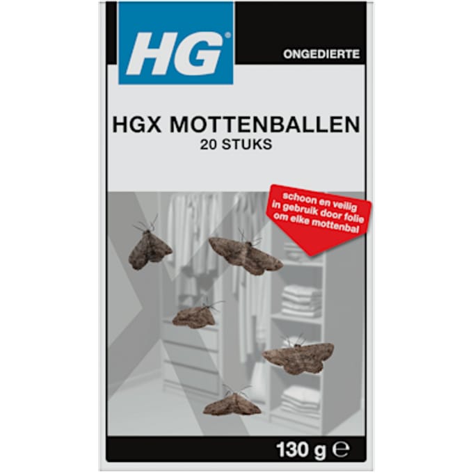 HGX mottenballen - 20 stuks