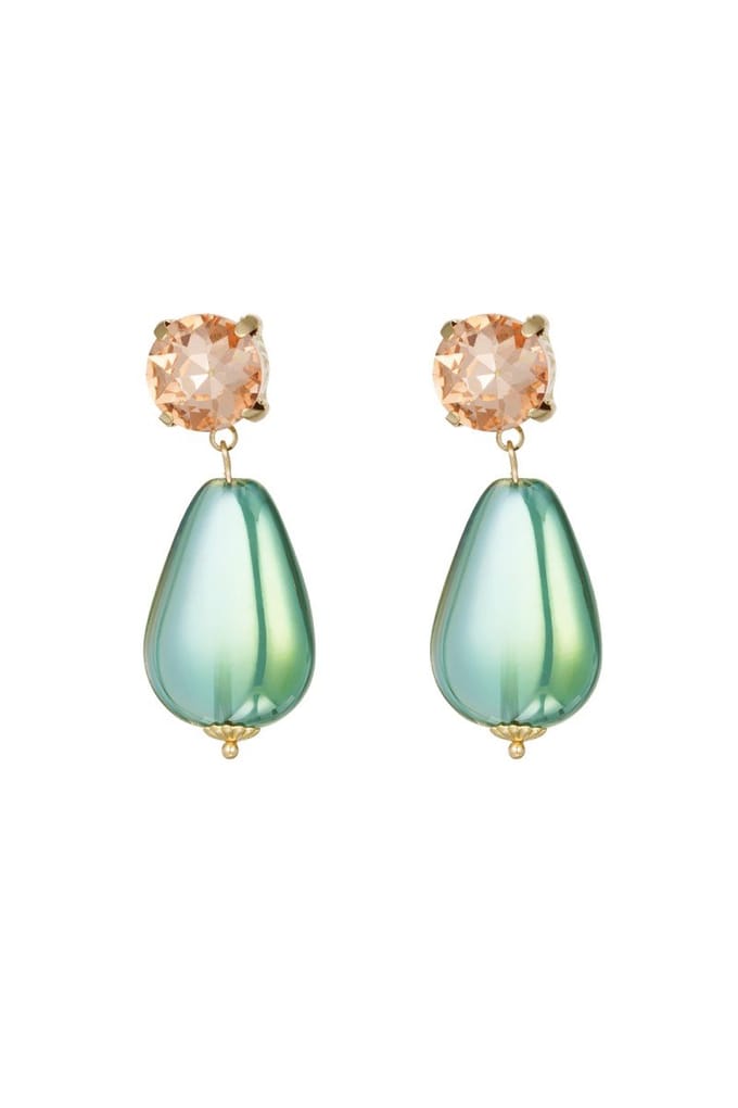 Statement Oorbellen Wonderland - Groen