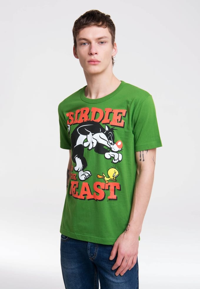 Logoshirt T-Shirt Looney Tunes – Sylvester & Tweety