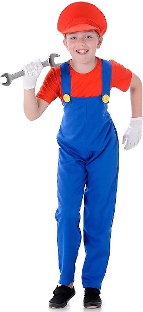 Kids Plumber Red - 9-10 Years