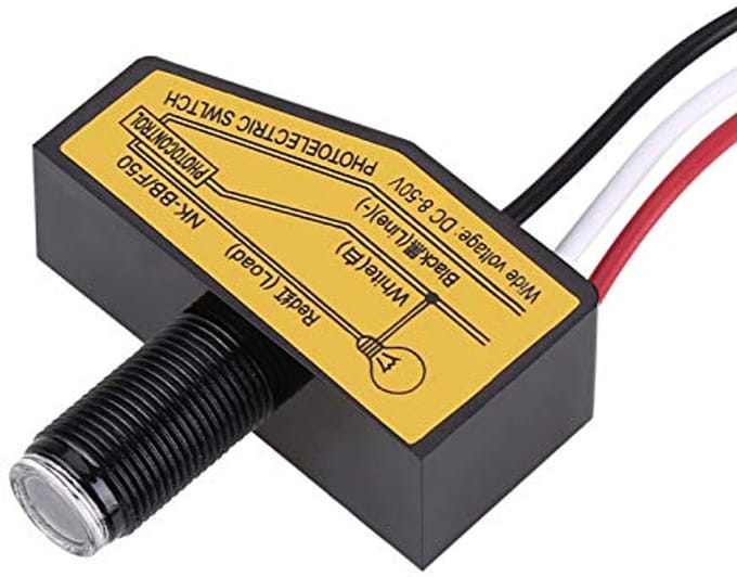 Mini Lichtschakelsensor voor Energiebesparing - 12V tot 50VDC
