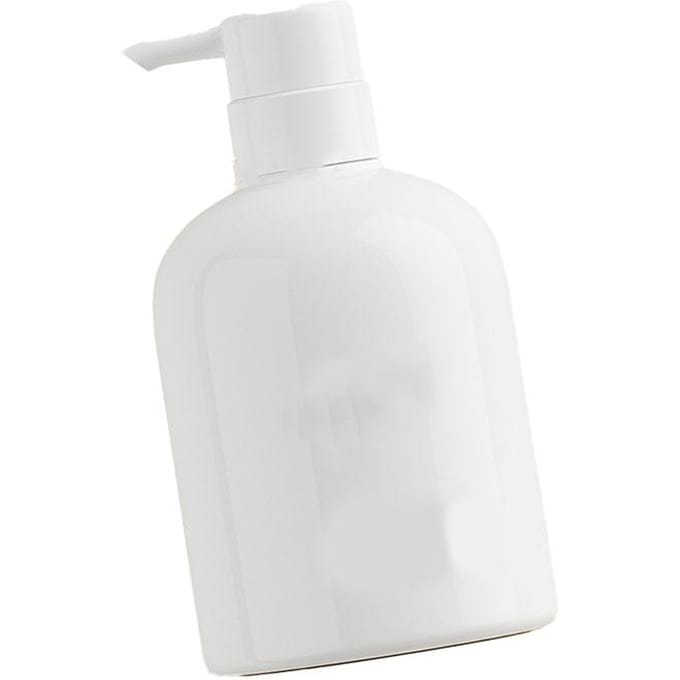 Shampoo Dispenser Fles Plastic 500ml Grote Capaciteit Woondecoratie met Pomp voor Badkamer Wit wit
