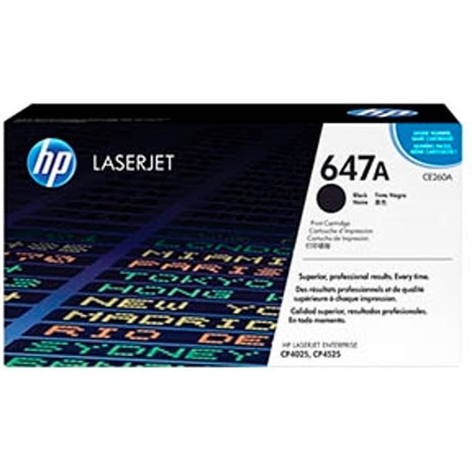 HP CE260A nr. 647A toner cartridge zwart (origineel)