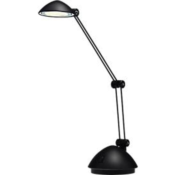 Hansa ledbureaulamp SPACE, 280 lumen, zwart