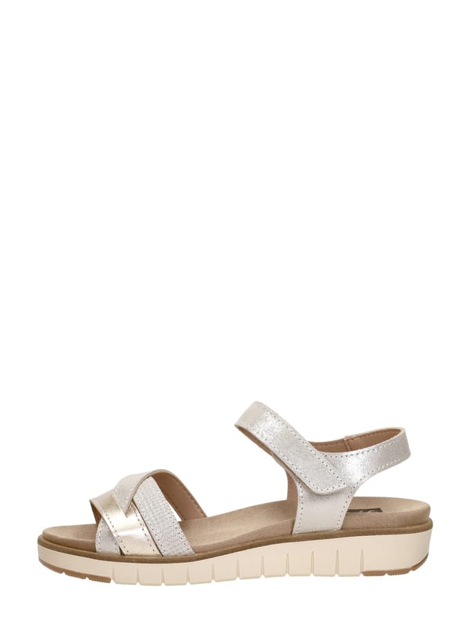 SUB55 Comfort Collection Romi 22 Sandalen Plat - goudkleur - Maat 40