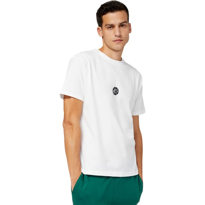 New Balance Essentials Hoops T-shirt Wit
