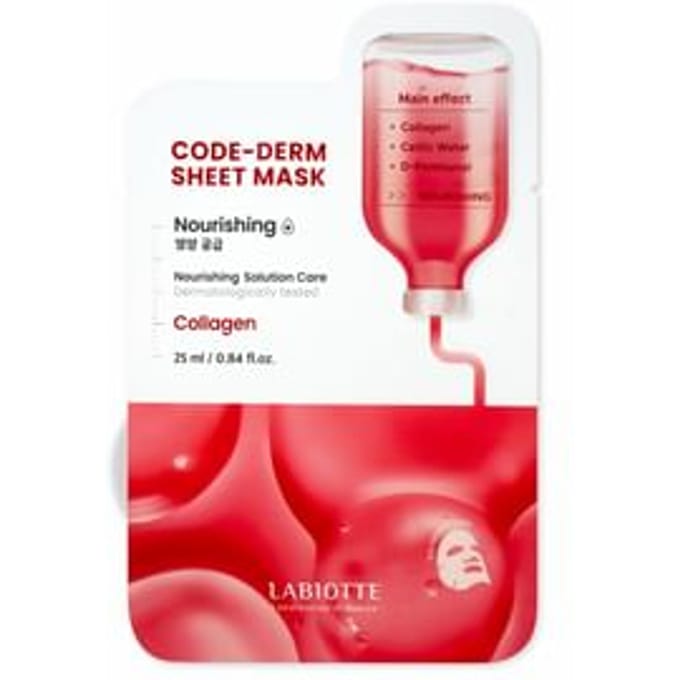 LABIOTTE - Code-derm Sheet Mask Set - 5 Types Nourishing