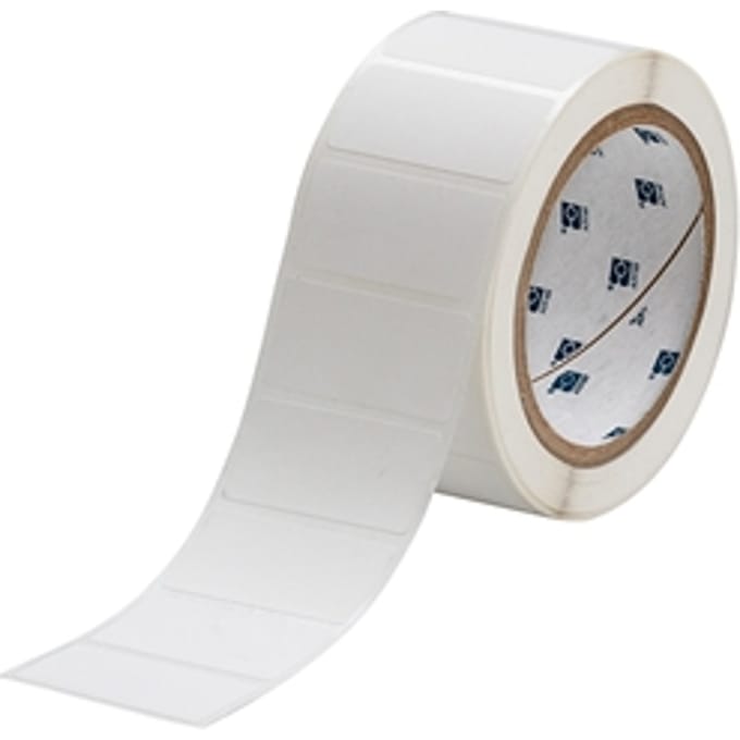 Brady THT-17-422-3 label polyester glanzend wit 50,80 x 25,40 mm (origineel)