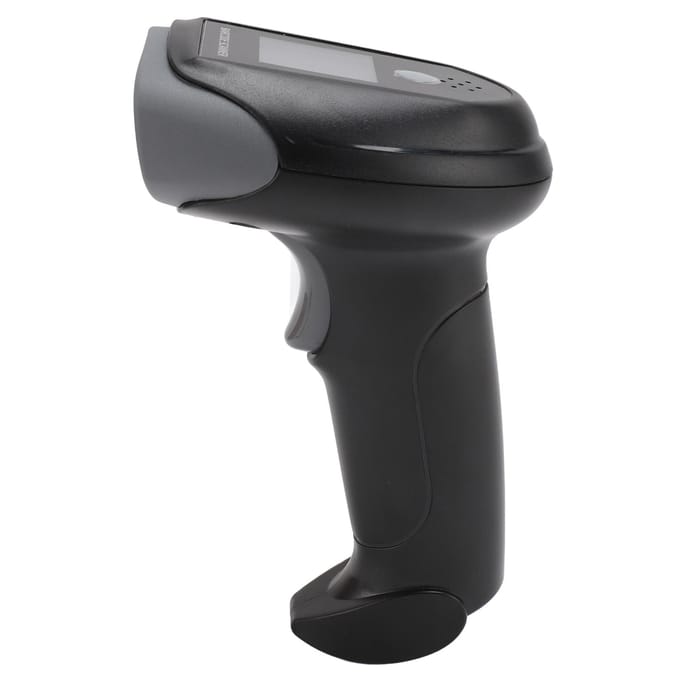 Scanner de codes-barres Filaire USB Sans fil 2.4G Bluetooth Portable 1D 2D QR Scanner de codes-barres pour Magasin black