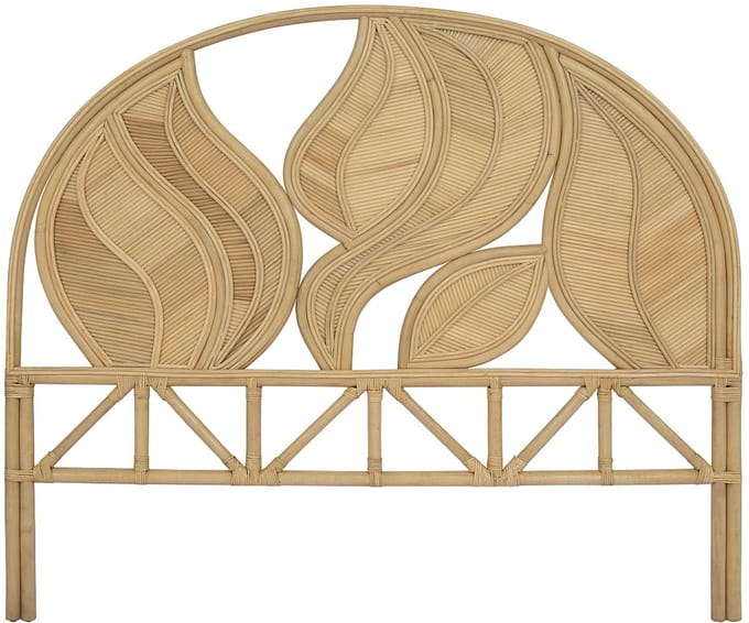 Vente-unique Hoofdeinde van 160 cm - Rotan - Naturel - FLERIO