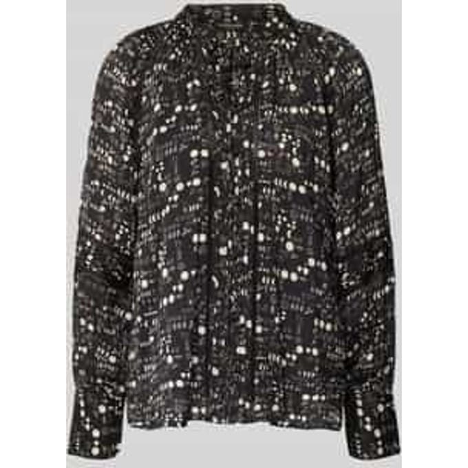 Blouseshirt met V-hals