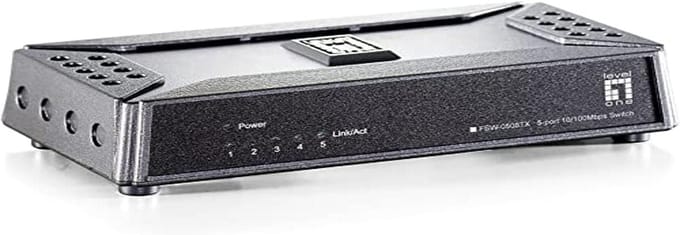 Fast Ethernet Switch 5-poorts 10/100Mbps Desktop/Pocket