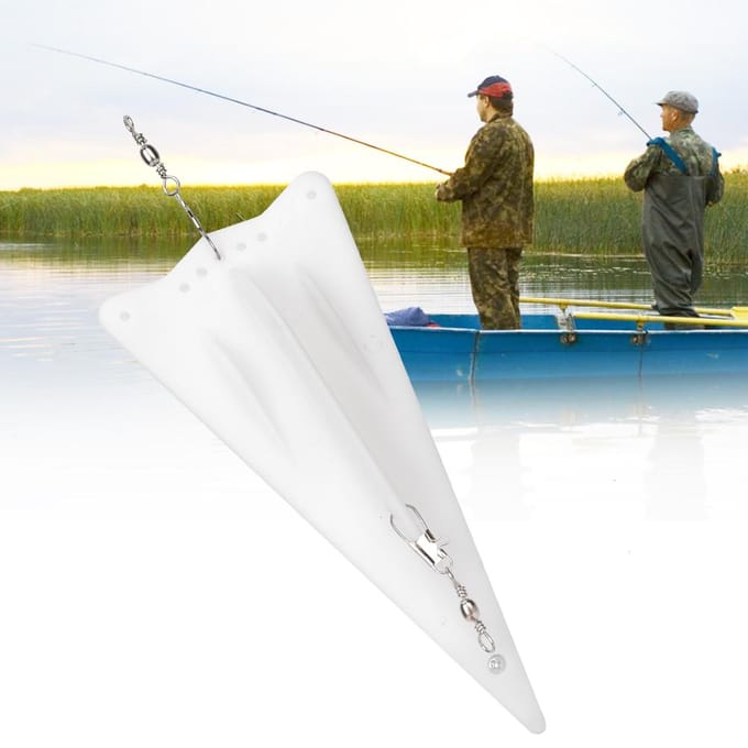 3 stuks Plastic Vissen Trollen Duikbord Kunstmatig Aas Lure Visaccessoire white
