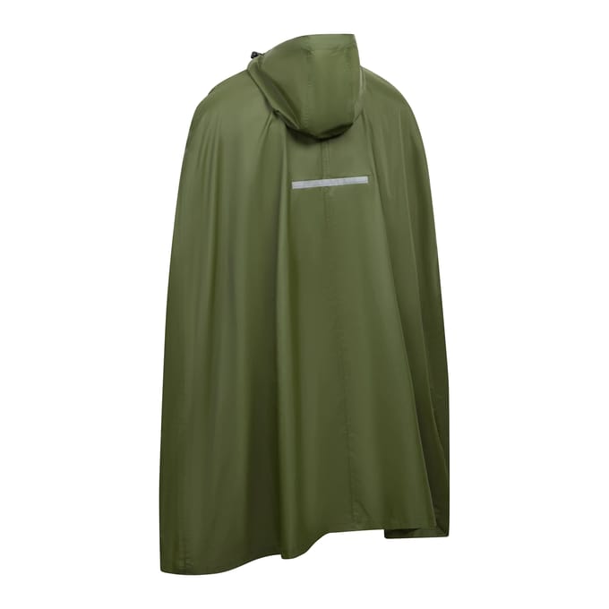 Trespass - Unisex Qikpac Waterdichte Opbergbare Poncho met Capuchon (Mos)