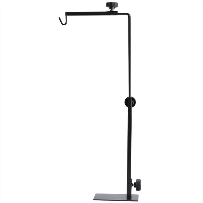 Support de lampe d'atterrissage réglable pour reptiles, tortues, mille-pattes et araignées white