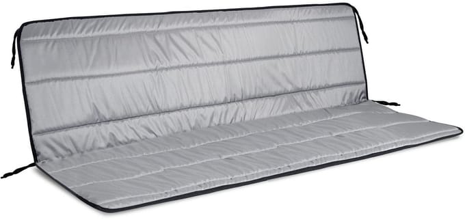 Foam tuinkussenset 150x50x50 cm donkergrijs