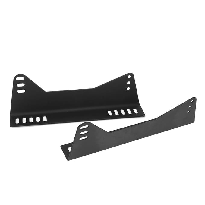 2 stuks Voertuig Kuipstoel Zijmontage Beugels Modificatie Universeel black