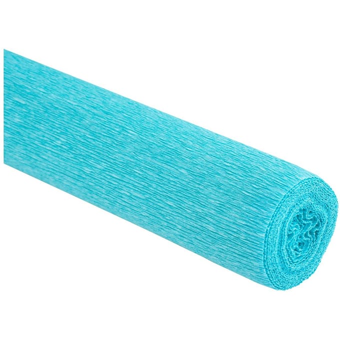 Bloemist crêpepapier, kleurecht - Turkoois