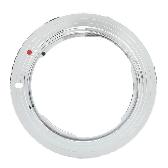 Handmatige scherpstelring, koperen lensadapter, camera-accessoire voor EF-vatting camera's 500D 600D white