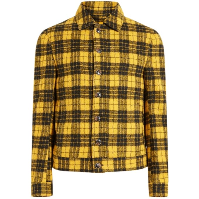 John Varvatos Btn Down Blouson With Seam Pockets Side Canary Taglia: 48 | Giacche leggere Outlet | Uomo | Giallo