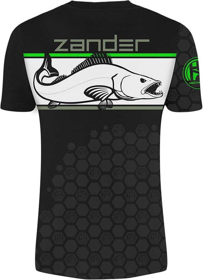 Hotspot Design Linear Zander T-shirt Met Korte Mouwen Zwart M Man