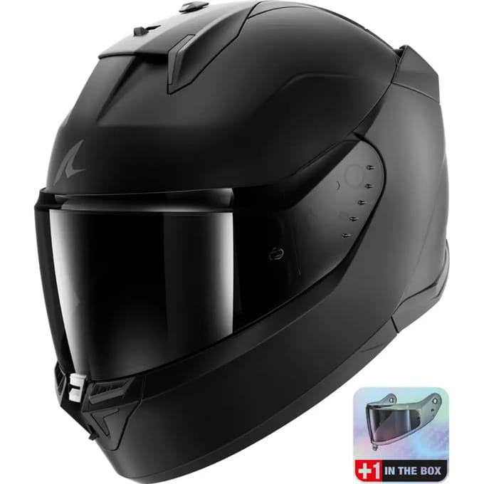 Volgelaatshelm Shark D-Skwal 3 Dark Shadow Edition