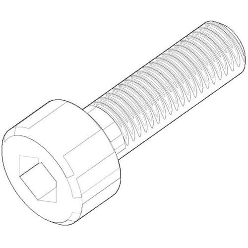 Dornbracht hexagon socket head screw M3 x 1 cm, 09303016790
