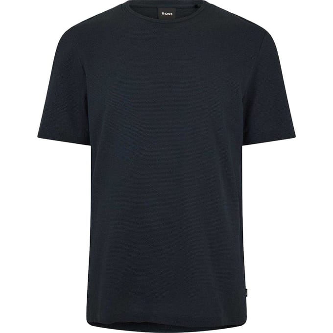 Hugo Boss Heren Boss Katoen Regular T-shirt (Donkerblauw)