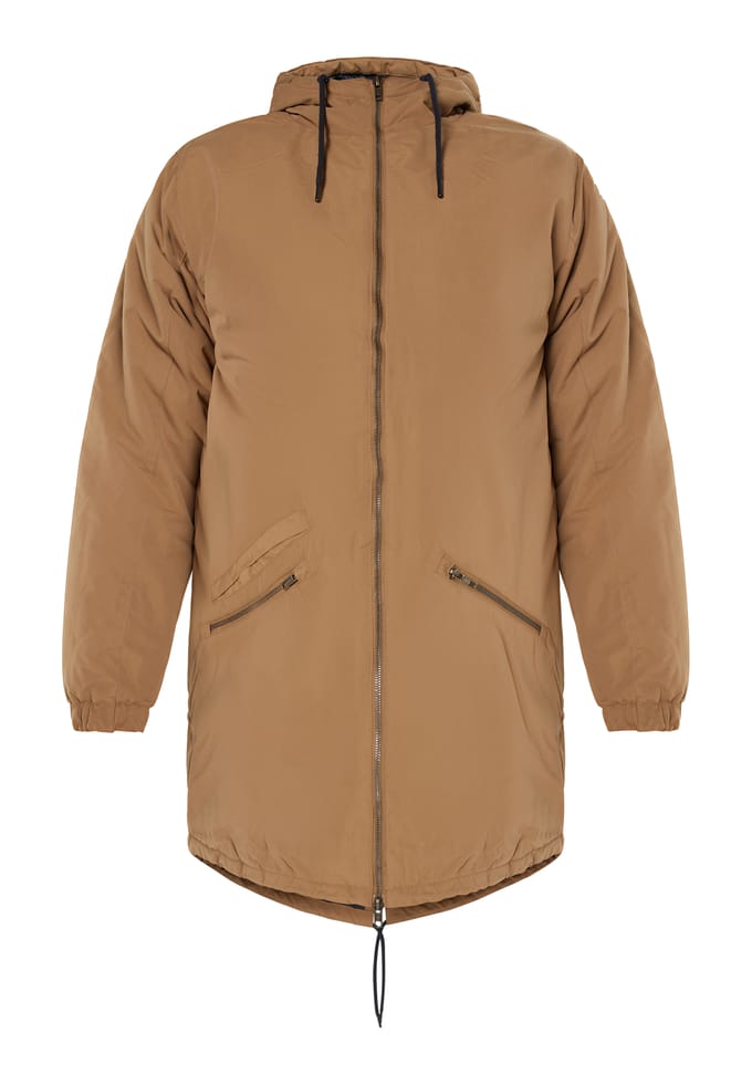 Mo Gewatteerde parka Heren Kameel