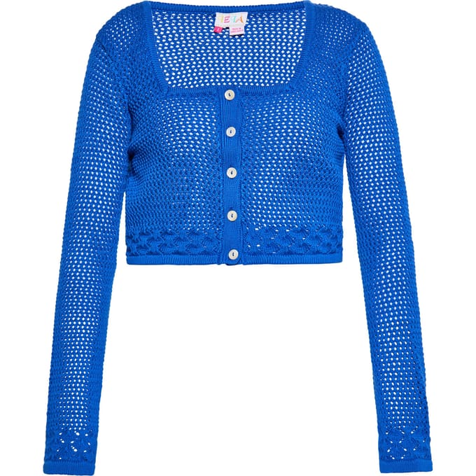 IZIA Vest Dames kobalt blauw