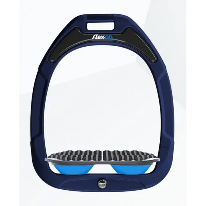 Endurance stijgbeugels Marine/Grijs/Blauw Flex-On Green Composite
