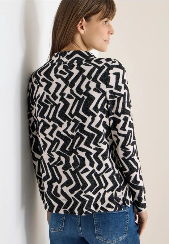 Shirt met grafisch patroon