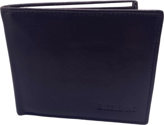 Heren-portemonnee- billfold- zwart-leer-pasjes-briefgeld- muntgeld