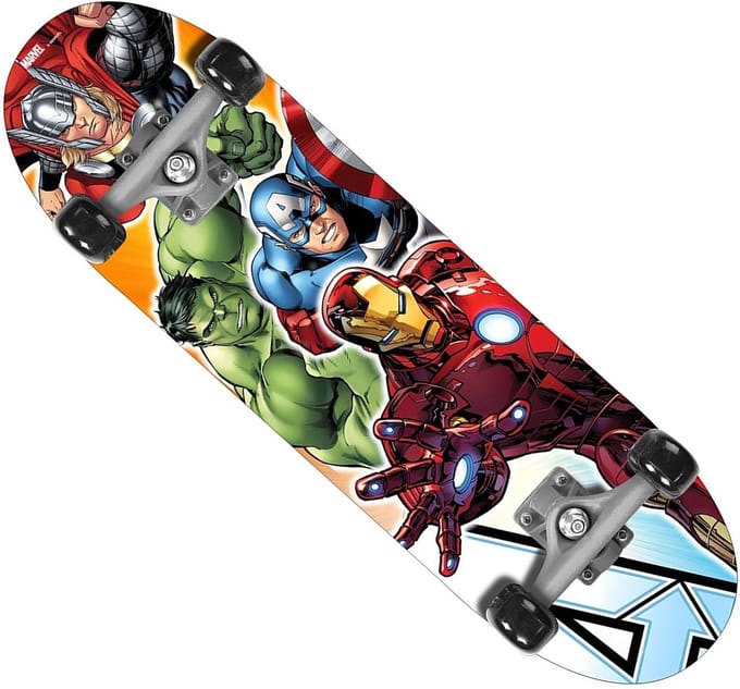 Marvel Avengers Skateboard Junior 71 X 20 Cm Zwart/rood